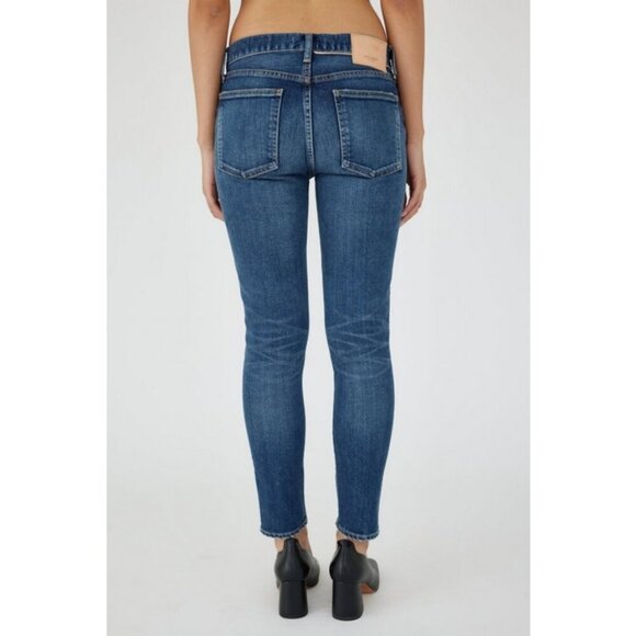 💕MOUSSY VINTAGE💕 Douglass Skinny Jeans ~ Dark Blue 24 - Picture 4 of 16